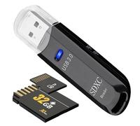 Memory Card Reader - High-Speed Data Transfer, High Speed Multifunctional USB Cardreader No Waiting | Universal Electronic Accessories Thumb Drive for Drones Monitors LCD TVs Cameras Tablets
