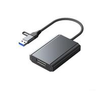 Memory Card Reader, High-Speed USB 3.2 CFeA/CFeB SD/TF4.0 Card Reader with 10Gbps Transfer, 5V Power Supply Secure Data(CFeA)