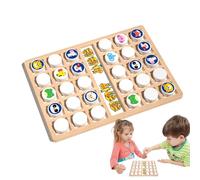 Memory Chess - Game Assorted Chess, Puzzle Matching Educational Strategy Matching Wooden Strategy Gathering Activities for Adults and Adults