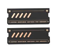 Memory Cooling Heatsink High Performance Graphene Copper Heat Sink for Laptop DDR4 DDR5 RAM Efficient Thermal Conduction Durable 2 Pieces
