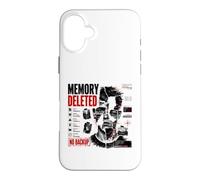 Memory Deleted Data Corrupted Cyber Glitch Dystopian Art Case for iPhone 16 Plus