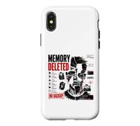 Memory Deleted Data Corrupted Cyber Glitch Dystopian Art Case for iPhone X/XS