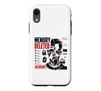 Memory Deleted Data Corrupted Cyber Glitch Dystopian Art Case for iPhone XR