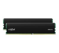 Crucial - DDR4 - kit - 32 GB: 2 x 16 GB - DIMM 288-pin - 3200 MHz / PC4-25600 - CL22 - 1.2 V - unbuffered