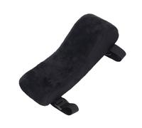 Memory Foam Arm Rest Cover Washable Elbow Cushioning Relieve Pressure Armrest Pad for Gaming Chair Office (Black)