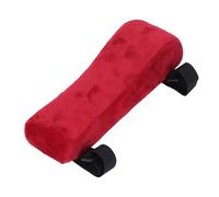 Memory Foam Arm Rest Cover Washable Elbow Cushioning Relieve Pressure Armrest Pad for Gaming Chair Office (Wine Red)