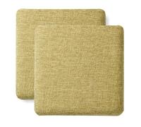 Memory Foam Bar Stool Cushions - Non-Slip, Washable 28x28 Seat Pads (2 Pack) in Blue for Ultimate Comfort & Modern Style - Ideal for Kitchen & Dining Use