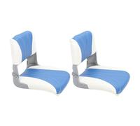 Memory Foam Boat Chair, Scratch Resistant PVC Leather Boat with High Backrest Design, Foldable Water Guard Fold Down Boat for Yachts, Boats, Pontoons, and Cruise Ships with