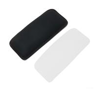 Memory Foam Car Knee Pad Leg Thigh Cushion with Suede Leather, Supports Auto Head Rest, Fits Central Control and Door Armrest Positions (B)