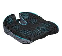 Memory Foam Car Seat Cushion with 4D Mesh, Universal Wedge Seat Cushion for Driving,Office Chair Cushion, Coccyx Cushions,Posture Support & Height Booster with Adjustable Straps.