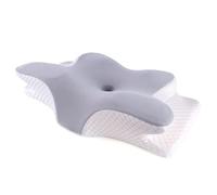 Memory Foam Cervical Pillow for Neck Pain Relief, Butterfly Shaped Support Pillow for Side, Back, Stomach Sleepers, Comfortable Slow Rebound Design