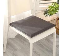 Memory Foam Chair Cushion for Office Chair,Square Thicken Non-Slip Dining Chair Pad Cushion Removable Cover Chair Seat Cushion for Home Office Car,D,45x45cm(18x18inch)