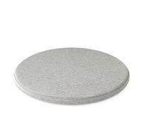 Memory Foam Chair Cushions - Non-Slip Round Pads for Indoor & Outdoor Use - Perfect for Garden, Kitchen, Dining - Light Gray - 40 x 2.5 cm
