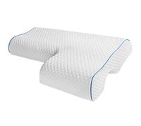 Memory Foam Cuddle Cushion - Arched Arm Rest Pillow for Couples, Ideal for Side Sleepers, Anti-Pressure Design for Neck and Shoulder Comfort(Left)