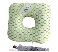 Memory Foam Cushion - Ear Piercing Pillow, Sleeping Pillow 11.02x11.02x2.76 Inch Soft Support, Ideal for Airplane Car Workplace Gym Nap Travel Home Bed Comfortable Pressure Relief | Ear Guard Sleeping