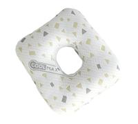 Memory Foam Cushion - Ear Piercing Pillow, Sleeping Pillow 11.02x11.02x2.76 Inch Soft Support, Ideal for Airplane Car Workplace Gym Nap Travel Home Bed Comfortable Pressure Relief | Ear Guard Sleeping