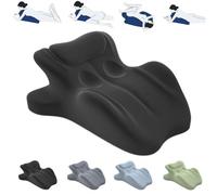 Memory Foam Cushion for Intimacy and Comfort, Non-Slip Wedge Pillow with Multiple Positions and Memory Foam, Provides Support for Waist, Neck and Lumbar Spine while in Bed, Reading (Black)