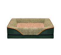 Memory Foam Dog Bed for Large Dogs, Orthopedic Pet Sofa with Waterproof Liner, Washable Removable Cover, Anti-Slip Mat, Anti-Anxiety Bolster Pet Couch