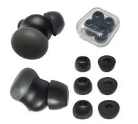 Memory Foam Ear Tips for Google Pixel Buds Pro 2 - Replacement Tips 3 Pairs (S/M/L) Noise Isolating Comfort Fit Charging Case