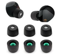 Memory Foam Eartips Ear Buds for Sony WF-1000XM6 & WF-1000XM5, Ear Tips Replacement Sony Ear Piece Foam Tips for WF-1000XM6/XM5/XM4 Fit Charging Case(Matt Surface, 3 Pairs, M)