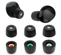 Memory Foam Eartips Ear Buds for Sony WF-1000XM6 & WF-1000XM5, Ear Tips Replacement Sony Ear Piece Foam Tips for WF-1000XM6/XM5/XM4 Fit Charging Case(Matt Surface, 3 Pairs, SML)