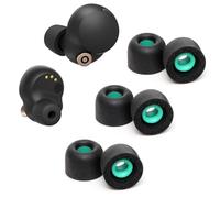 Memory Foam Eartips Ear Buds for Sony WF-1000XM6/XM5/XM4, Ear Tips Replacement Sony Ear Piece Foam Tips for WF-1000XM6/XM5/XM4 Fit Charging Case(Matt Surface, 3 Pairs, M)