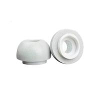 Memory Foam Eartips for Sam-sung Galaxy Buds4/Buds4 Pro, Earplugs Comfortable Soft Elastic Replacement with Mesh-Covered for Galaxy Buds4/Buds4 Pro (Gray S)