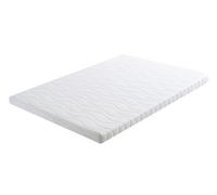 Memory Foam Fibre 3 Inch (7.5cm) Mattress Topper with Cover Mattress Guru Off White Super King