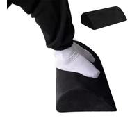 Memory Foam Foot Rest - Ergonomically Removable Under Desk Foot Seat | Space Saving Footrest with Handle for Support, Portable Foot Stand for Relaxing