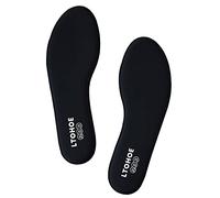 Memory Foam Insoles for Men and Women, Cushioned Shoe Insoles for Running Shoes, Trainers, Work Boots and Walking Shoes, Shock Absorbing Foot Pain Relief Comfort Inner Soles 8mm Women Black 6 UK
