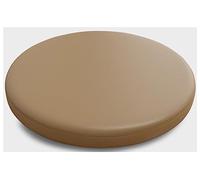 Memory Foam Kitchen Chair Cushion - 30cm Non-Slip Soft Leather Seat Pad, 4.5CM Thick for Ultimate Comfort - Dark Curry Color