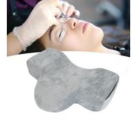 Memory Foam Lash Pillow with Ergonomic Design, Pressure Relief, Breathable Design for Neck Support, Removable and Washable