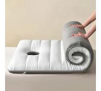 Memory Foam Massage Bed Mattress Topper With Hole Spa Massage Table Pad & Face Cradl Massage Treatment Couch With Headrest And Elastic Bands Non-slip Lash Bed Cushion(Size:70x185cm,Color:B)