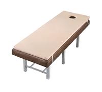 Memory Foam Mattress for Folding age Table Spa & Salon Beauty Bed Topper with Breathing Hole Beige Futon Square Head 70 x 190 cm - Ideal for Therapists