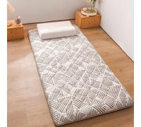 Memory Foam Mattress - Skin-Friendly Microfiber, Multi-Layer, High-Elastic, Quilted, Ergonomic Design, Foldable Bedding for Home, Dorms, Camping, Travel