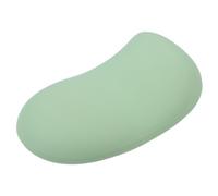 Memory Foam Mouse Wrist Rest Pad with Ergonomic Curve Green | Breathable Soft Surface, Silicone Base, for Laptop and Desktop Use in Office Gaming