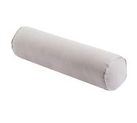 Memory Foam Neck Roll Pillow Orthopedic Round for Pain Relief Better Sleep Cervical Support with Arm Lumbar Shoulder Comfortable Reading Tv Watching (White)