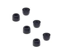 Memory Foam Replacement Ear Tips for Sennheiser ie100pro ie40pro ie400pro ie500pro Eartips Earbuds Covers, Large, Medium, and Small Earplugs Accessories,4 Pairs Black M