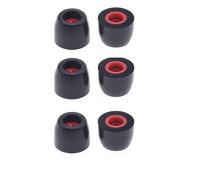 Memory Foam Replacement Ear Tips for Sennheiser ie100pro ie40pro ie400pro ie500pro Eartips Earbuds Covers, Large, Medium, and Small Earplugs Accessories,4 Pairs Black S