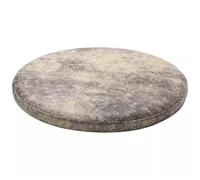 Memory Foam Round Chair Cushion, 4cm Thick Seat Pad with Durable Leather-like Cover, Comfortable and Stylish for Dining Room and Home Use, 2 Packs