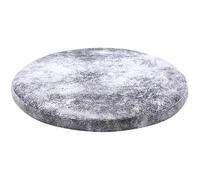 Memory Foam Round Chair Cushion, 4cm Thick Seat Pad with Durable Leather-like Cover, Comfortable and Stylish for Dining Room and Home Use, 2 Packs