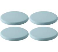 Memory Foam Round Seat Cush, 4-Pack, Blue, Ideal for Bar Stools & Chairs, table Round Stool Cush, omic Design for Enhanced Support