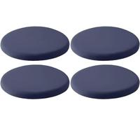 Memory Foam Round Seat Cush, 4-Pack, Navy Blue, Cushs for Bar Stools, Chairs, & Stools, 35cm, table & Supportive Cushs for Enhanced Seating Experience