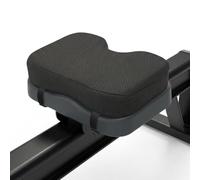 Memory Foam Rowing Machine Seat Cushion - Anti-Slip with Straps - Tailbone Pain Relief Pad Compatible with Concept 2, WaterRower, Hydrow, Peloton Bike