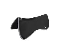 LeMiuex Wither Relief Memory Foam Half Pad - Carbon Mesh Spine Insert - Evenly Distributes Riders Weight & Pressure - Black - Medium