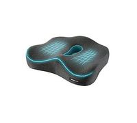 Memory Foam Seat Chair Cushion for Relieves Back Sciatica Pain Tailbone Pain Coccyx Degenerating Disc Orthopedic Osteoarthritis Prostate Cushion Low Back Pain Cushion Hip Shaping (Dark Gray)