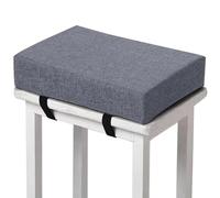 Memory Foam Seat Cush 5cm Thick Non-Slip Recular Design Removable Cover 30x40cm table for Kitchen & Bar Chairs 1 Piece
