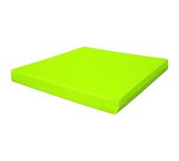 Memory Foam Seat Cushion for Office Chair & Car 4cm Thick Waterproof Seat Pads Zipper Cover Easy-Clean, Durable Comfort Pads for Indoor/Outdoor Use (Lime Green, 40 x 40 cm / 16" x 16")
