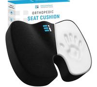Memory Foam Seat Cushion for Office Chair - Coccyx Cushion for Tailbone Pain Relief - Orthopedic Seat Cushions for Home, Car - Ergonomic Support for Long Sitting, Sciatica, Back Pain, Pressure Relief