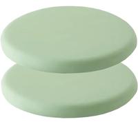 Memory Foam Seat Cushions 2 Pack - Light Green, 30cm Diameter, Perfect for Bar Stools & Chairs, Enhanced Comfort & Support for Sitting, Ideal Dining or Office Use